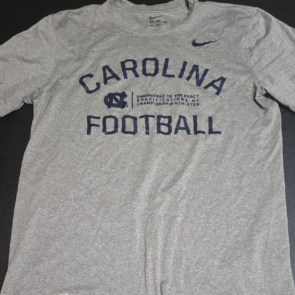 Nike Gray Carolina Football Tee